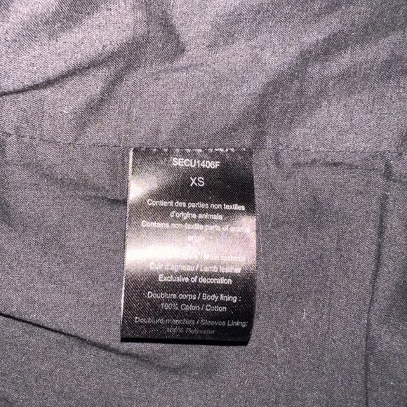 Zadig & Voltaire Lamb Leather Biker Jacket Size XS - Picture 8 of 9